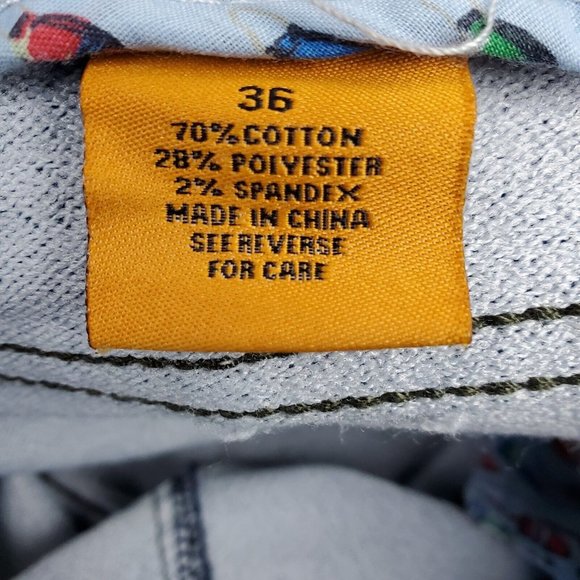 Tailor Vintage Mens Smart Denim Stretch Jean Shorts Blue 36X11 Cotton - Picture 10 of 10